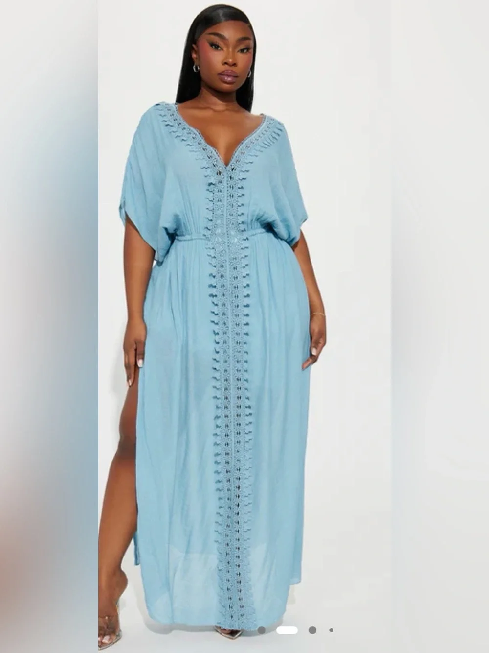 Fashion Nova “Skylar Kaftan” Maxi Dress - Picture 1 of 11